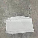 Трикотажний жіночий топ на тонких бретелях (р. 42-46) 31ma1211, фото 6