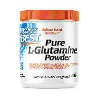 Аминокислота Doctor's Best Pure L-Glutamine Powder, 300 грамм EXP