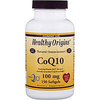 Коэнзим Q10 Healthy Origins Kaneka COQ10 100 мг 150 желатиновых капсул (HO35017) IN, код: 1826926