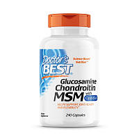 Препарат для суставов и связок Doctor's Best Glucosamine Chondroitin MSM, 240 капсул EXP
