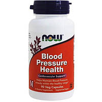 Комплекс для профилактики давления и кровообращения NOW Foods Blood Pressure 90 Veg Caps IN, код: 7517361