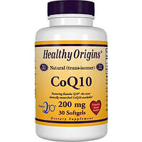 Коэнзим Healthy Origins CoQ10 200 mg 30 Softgels HO35047 IN, код: 7517837