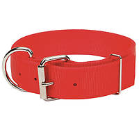 Двойной ошейник для собак Coastal Macho Dog нейлон красный 4.5x70 см (76484590450) BX, код: 7721112