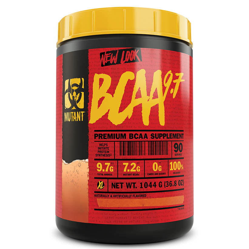 Амінокислота BCAA Mutant BCAA 9.7, 1.044 кг Тропічний манго (1,09 кг) EXP