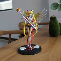 Аниме фигурка Sailor Moon на подставке Resteq. Игровая фигурка Сейлор Мун 16 см. Фигурка Усаги Цуккино