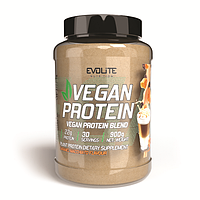 Протеин Evolite Nutrition Vegan Protein, 900 грамм Карамельный макиато EXP