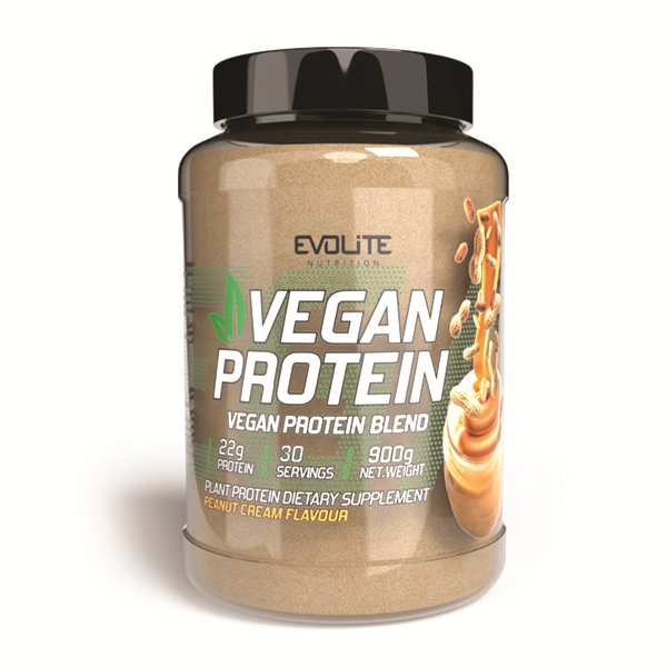Протеїн Evolite Nutrition Vegan Protein, 900 грам Арахісова паста EXP