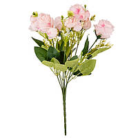 Декоративний букет із троянд "Люсі", колір рожевий 35 см