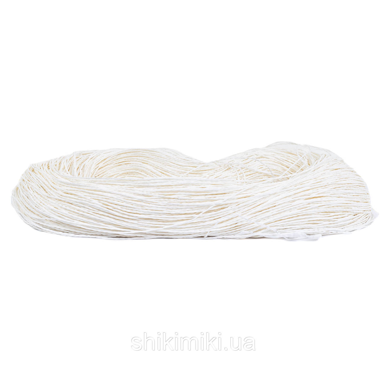 Пряжа Raffia кручена, колір Білий