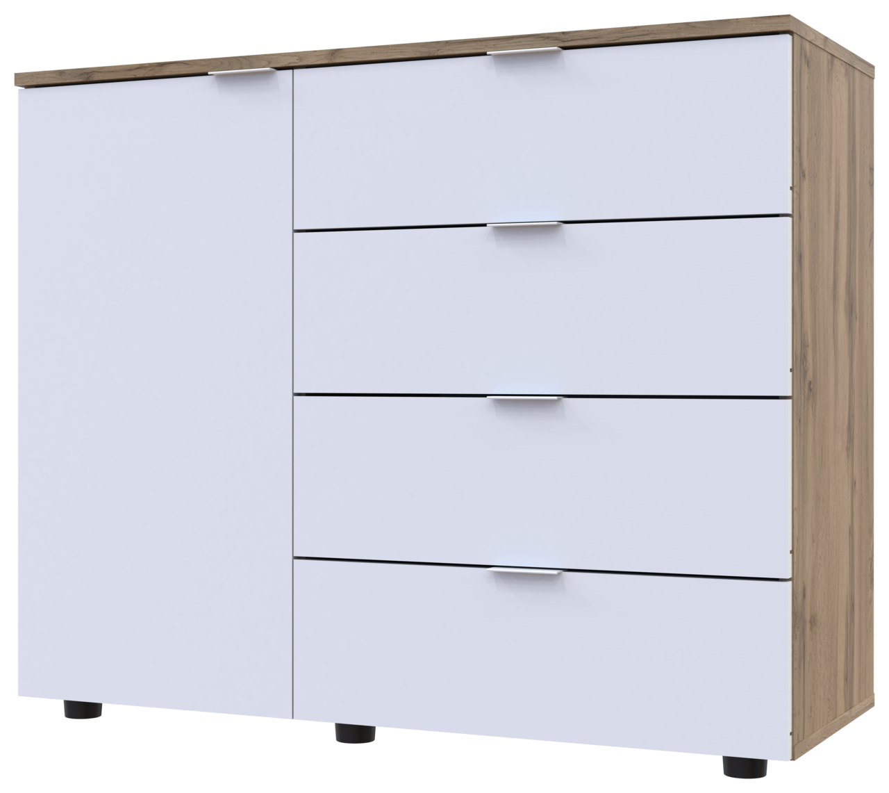 Комод Doros С1 Тахо/Білий 100х38,1х81,2 (41510010)