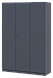 Шафа для одягу Промо 3 ДСП Графіт Графіт 135х48х204 (44900233), фото 5
