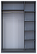 Шафа для одягу Промо 3 ДСП Графіт Графіт 135х48х204 (44900233), фото 7