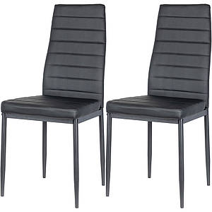 Комплект стільців 2 шт. Doros Зіта Чорний 42х54х96 (42005096)