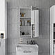 Шафа для ванної кімнати Doros Міра Білий 57.8х15.4х76.4 (41510108), фото 2
