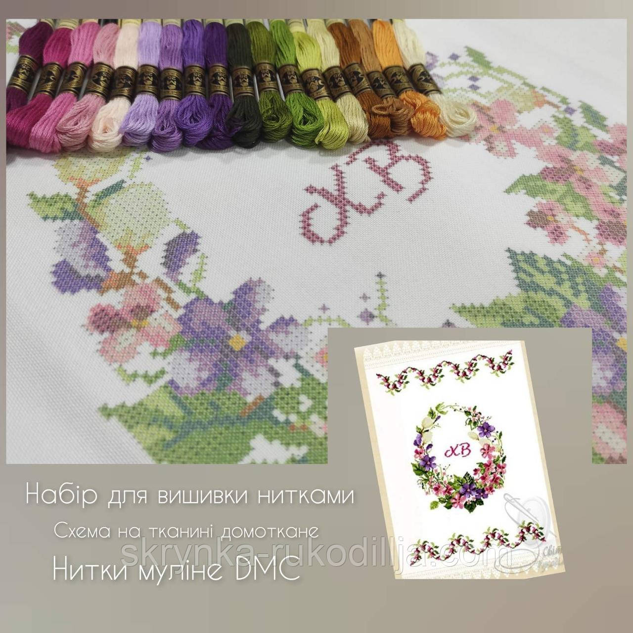 НАБІР для вишивки нитками РВ-030-Св.Рук.-НИТ Рушник великодній  (Світ Рукоділля)