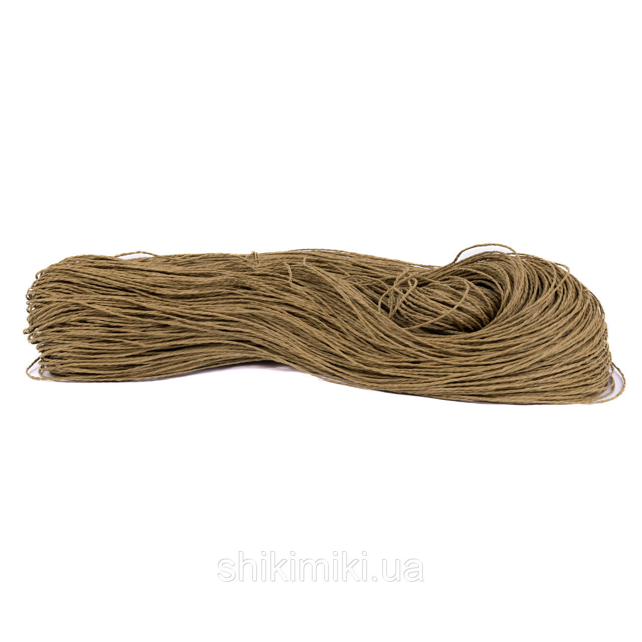 Пряжа Raffia кручена, колір Крафтовий, фото 1