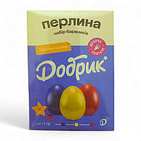 Набор красителей Добрик Перлина для пасхальных яиц 3 цвета 9г (182584164)