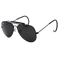 Солнцезащитные очки Ray Ban 3030 Black all Black Стекло RB 3030-02 NB, код: 6841826