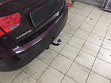 Фаркоп Kia Cerato 2 2009-2013 (Кіа Церато) без підрізу бампера, фото 6