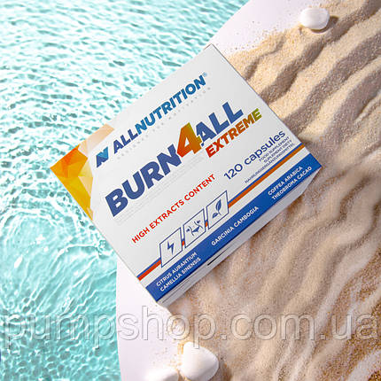 Жироспалювач AllNutrition Burn4all Extreme 120 капс., фото 3