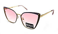 Очки солнцезащитные женские Bravo 9702-c3 Розовый NB, код: 7557865