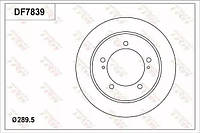 Диск тормозной (1 шт.) SUZUKI Jimny FD=289mm 98