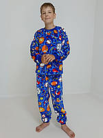 Пижама детская зимняя Triko Мячики 134 см Синий (59078494-1) BX, код: 8293159