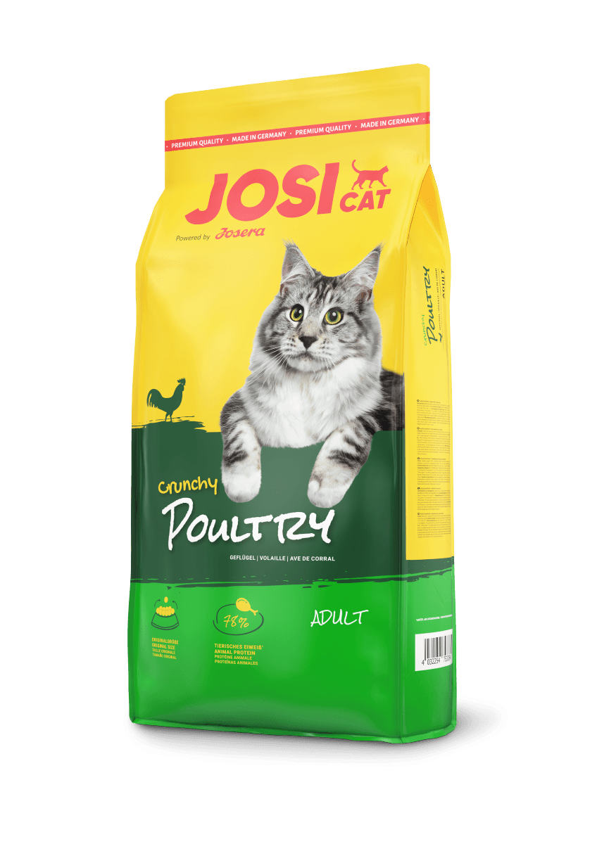 Сухий корм для дорослих кішок з куркою JosiCat Crunchy Poultry 650 г, фото 1