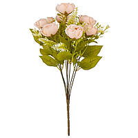 Декоративний букет із троянд "Беатріс", колір рожевий 39 см
