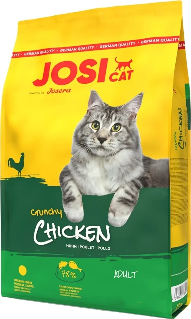 Сухий корм для дорослих кішок з куркою JosiCat Crunchy Chicken 10 кг, фото 1