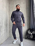 Крутейший модный мужской костюмчик Кофта+брюки Трикотаж петля,Турция М,Л,ХЛ,ХХЛ Цвета 2 Серый