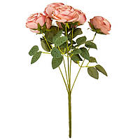 Декоративный букет из роз "Амели", цвет розовый 43 см