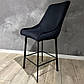 Напівбарні стільці 65 см з оббивкою на вибір Sierra без регулювання висоти з металевими ніжками, фото 2