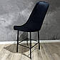 Напівбарні стільці 65 см з оббивкою на вибір Sierra без регулювання висоти з металевими ніжками, фото 4