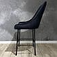 Напівбарні стільці 65 см з оббивкою на вибір Sierra без регулювання висоти з металевими ніжками, фото 5