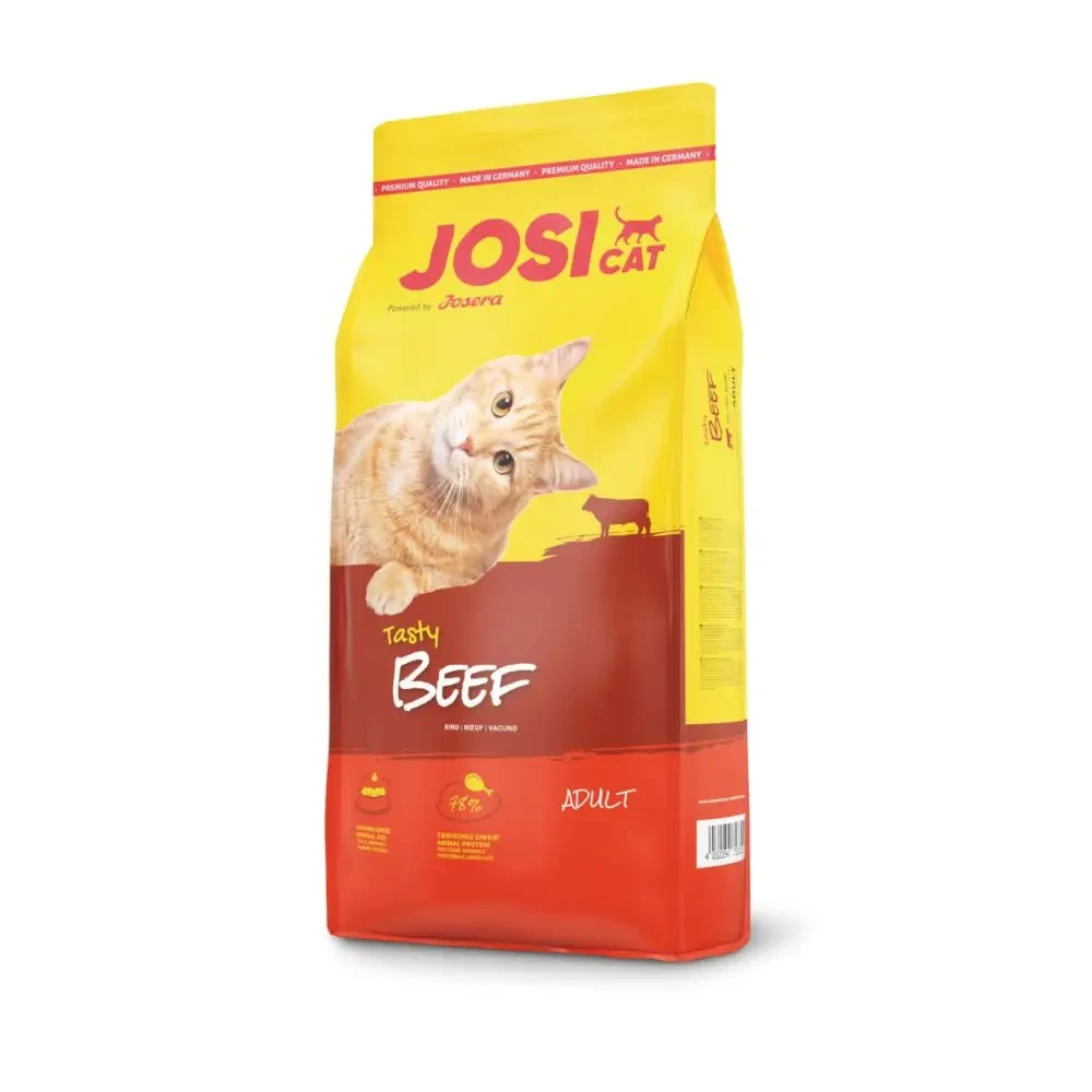 Сухий корм для дорослих кішок з яловичиною JosiCat Tasty Beef Adult 18 кг, фото 1