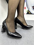 Туфлі жіночі шкіряні з червоною підошвою Vensi 326 37, фото 4