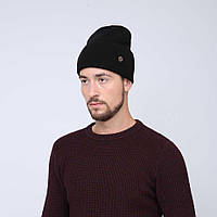 Шапка LuckyLOOK чоловіча біні 232-281M One size Чорний NB, код: 6886061