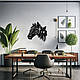 Інтер'єрна картина на стіну декор в кімнату Кінь та метелики 20x20 см Woodyard (1203--20x20), фото 10