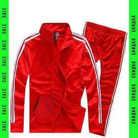 Червоний спортивний костюм з лампасами (в стилі)