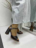 Босоножки женские Vensi V339 нарядные на устойчивом каблуке 39