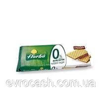 Вафлі Florbu з шоколадом без додавання цукру 150 г ( ящик 14 шт )
