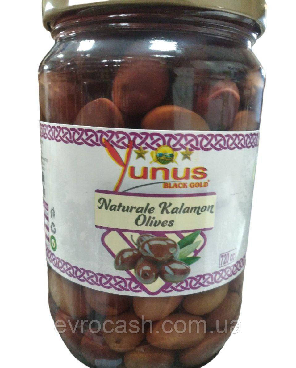 Оливки з кісточкою Yunus Каламони 400/700 г (Скло) 12 шт ящ