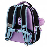 Рюкзак каркасний ортопедичний YES H-100 Magic Rainbow Unicorn 35х28х15 см, 15 л, чорний (559546), фото 4