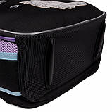 Рюкзак каркасний ортопедичний YES H-100 Magic Rainbow Unicorn 35х28х15 см, 15 л, чорний (559546), фото 10