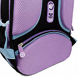 Рюкзак каркасний ортопедичний YES H-100 Magic Rainbow Unicorn 35х28х15 см, 15 л, чорний (559546), фото 8