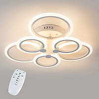 Стельова LED-люстра світильник світлодіодний білий Sunlight 5333 3+3 BM, код: 8364653