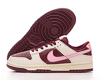 Кроссовки женские Nike Dunk Low Retro PRM Valentine's Day, кеды женские Найк СБ Данк, код KD-14639