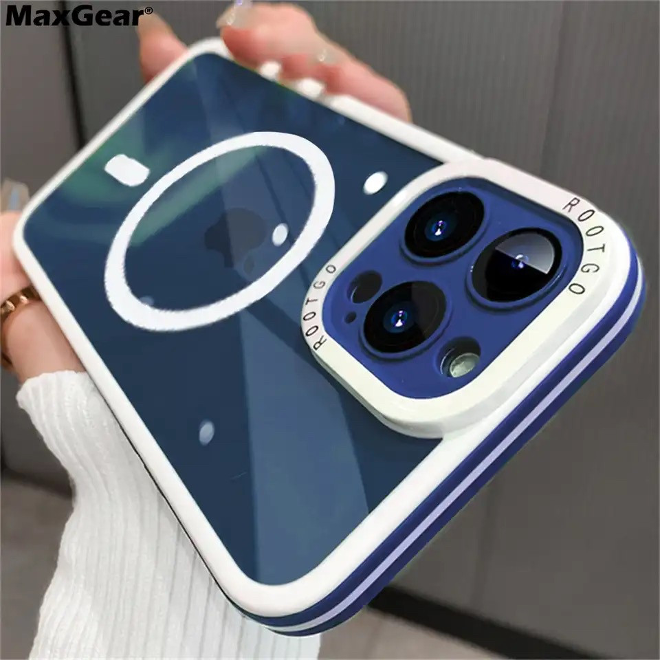 Чохол для IPhone 13 Pro з підтримкою MagSafe, синій