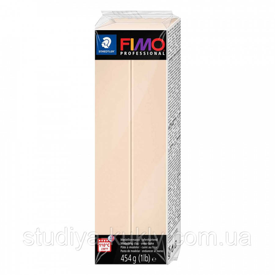 Полімерна глина FIMO Professional doll art 8028-44 напівпрозорий, світлий, тілесний; 454 г